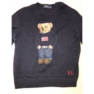Ralph Lauren polo-bear sweater